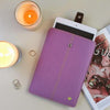iPad mini Sleeve Case Canvas in Light Purple | Screen Cleaning Sanitizing Lining.