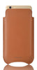 iPhone SE-2020 Sleeve Case in Tan Napa Leather | Screen Cleaning and Sanitizing Lining.