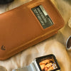NueVue iPhone 11/iPhone XR Case Napa Leather | Tan | Sanitizing Screen Cleaning Case