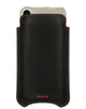 iPhone 13 / 13 Pro Black/Red Leather Case with NueVue Patented Antimicrobial, Germ Fighting and Screen Cleaning Technology