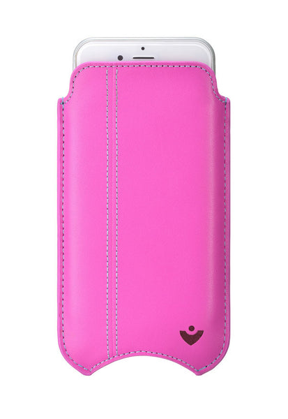 iPhone 8 Plus / 7 Plus Case | Pink Napa Leather | Screen