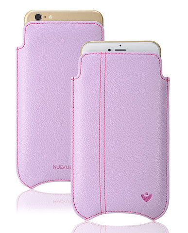 NueVue iPhone Case Purple Vegan self cleaning interior