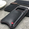 NueVue iPhone 8 / 7 Case black leather with wallet and window