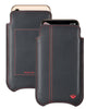NueVue iPhone 11/iPhone XR Wallet Case Napa Leather | Black | Sanitizing Screen Cleaning Case