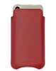 iPhone 15 / 15 Pro Rose Red Faux Leather Case with NueVue Patented Antimicrobial, Germ Fighting and Screen Cleaning Technology