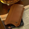 iPhone 6/6s Sleeve Case in Tan Napa Leather | Screen Cleaning Sanitizing Lining