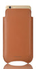 iPhone 8 / 7 Sleeve Case in Tan Napa Leather | Screen Cleaning and Sanitizing Lining.