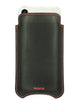 iPhone 13 / 13 Pro Black/Red Leather Case with NueVue Patented Antimicrobial, Germ Fighting and Screen Cleaning Technology