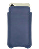 iPhone 13 / 13 Pro Blueberry Blue Leather Case with NueVue Patented Antimicrobial, Germ Fighting and Screen Cleaning Technology