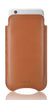 NueVue iPhone 11/iPhone XR Case Napa Leather | Tan | Sanitizing Screen Cleaning Case