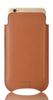 iPhone 8 Plus / 7 Plus Case in Genuine Tan Leather | Screen Cleaning Sanitizing Lining.