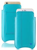 NueVue iPhone 14 Pro Max Case Blue Vegan leather self cleaning case