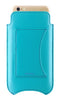 NueVue iPhone 11/iPhone XR Wallet Case Faux Leather | Teal Blue | Sanitizing Screen Cleaning