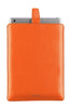 Apple iPad Sleeve Case in Orange Vegan Leather | Screen Cleaning and Sanitizing Lining.