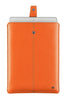 Apple iPad Sleeve Case in Orange Vegan Leather | Screen Cleaning and Sanitizing Lining.