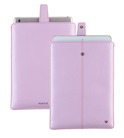 Apple iPad Sleeve Case in Purple Vegan Leather | Screen Cleaning and Sanitizing Lining