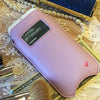 iPhone 6/6s Plus Case in Purple Vegan Leather | Screen Cleaning Sanitizing Lining | smart window.