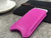 NueVue iPhone 11 Pro Max and iPhone Xs Max Case Napa Leather | Hot Pink | Screen Cleaning Sanitizing Case