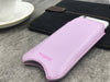 iPhone SE-2020 Pouch Case in Purple Faux Leather | Screen Cleaning and Sanitizing Lining | Smart Window .