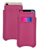 iPhone 13 / 13 Pro Samba Red Leather Case with NueVue Patented Antimicrobial, Germ Fighting and Screen Cleaning Technology