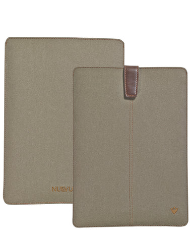 Samsung Galaxy Tab S3 Sleeve Case in Khaki Cotton Twill