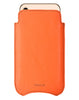 NueVue iPhone 11/iPhone XR Case Faux Leather  | Flame Orange | Sanitizing Screen Cleaning Case