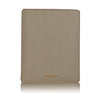 iPad Sleeve Case in Khaki Cotton Twill | Screen Cleaning Sanitizing Lining.