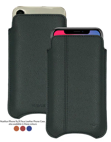 iPhone 11 Pro Case | iPhone X/Xs Case | Screen Cleaning and Sanitizing Lining | Faux Vegan Approved Leather