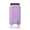 NueVue iPhone 13 mini case purple vegan leather self cleaning case